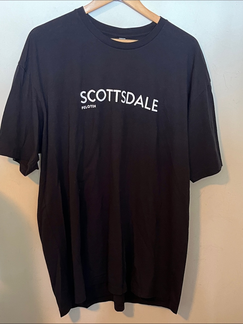 Next Level Apparel Black T-Shirt with White "Scottsdale" Logo
